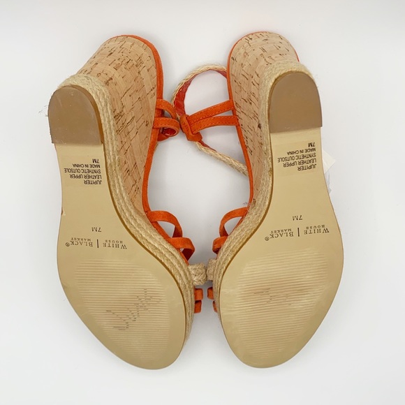 NWT White House Black Market Jupiter Coral Wedge - 7M - Picture 10 of 10